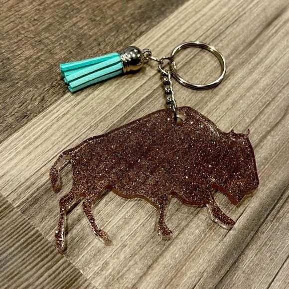 Hand Crafted Other - 🎉🎉3x HP🎉🎉 Handmade Buffalo/Bison Keychain